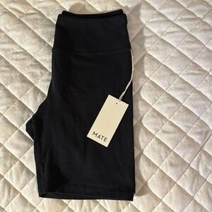NWT MATE the Label Organic Stretch Biker Short